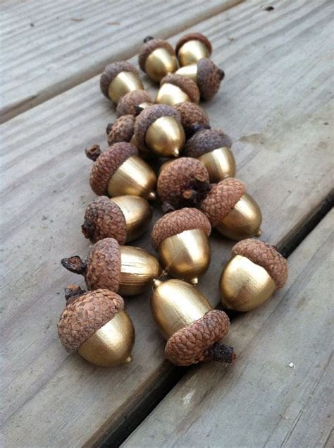 decorative metal acorns